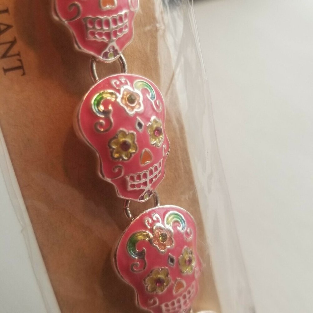 Day of the Dead Sugar Skulls Braclet